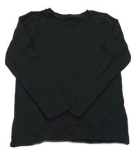 Čierne rebrované spodné tričko M&S