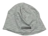 Bielo-sivá melírovaná športová čapica Crane