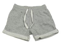 Šedé teplákové kraťasy H&M
