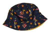 Tmavomodrý klobouk s Požárníkem Samem