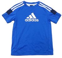 Modré športové funkčné tričko Adidas