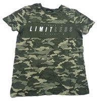 Khaki army tričko s nápisom George