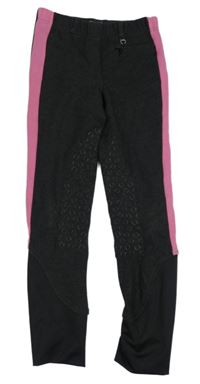 Tmavošedo-ružové jezdecké tregíny zn. Crane