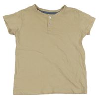 Béžové tričko s gombíky Kiki&Koko