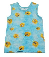 Tyrkysové tielko s rybičkami