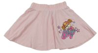 Svetloružová bavlnená sukňa so Skye Nickelodeon