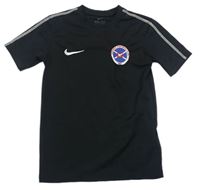 Černý funkční fotbalový dres so znakom Nike
