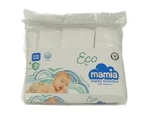 3x - Bílá froté utěrka přes rameno mamia