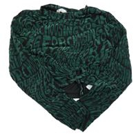 Černé síťovano/sametové crop mikinotriko s nápismi Candy Couture