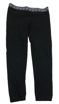 Čierne legíny s logy RIVER ISLAND