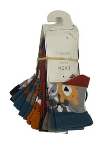 Nové - 7x - Ponožky se zvířátky Next vel. 16-18,5