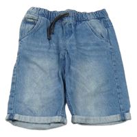 Modré riflové kraťasy POCOPIANO