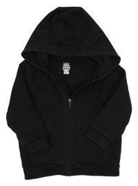 Čierna prepínaci mikina s kapucňou F&F