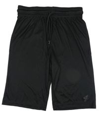 Čierne kockované športové kraťasy PRIMARK