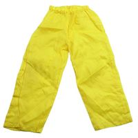 Žlté šušťákové nohavice