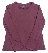 Vínové tričko zn. H&M