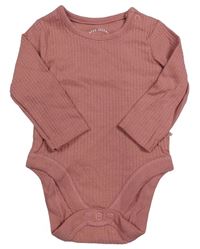 Starorůžové žebrované body Firetrap
