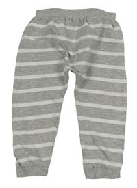 Sivo-biele pruhované tepláky Impidimpi