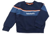 Tmavomodrá mikina s pruhy a logem Timberland