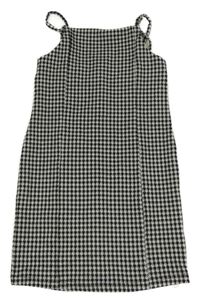 Sivo-čierne kockované šaty Primark