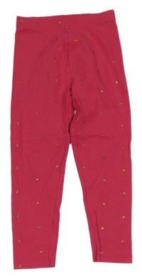 Fuchsiové legíny s hviezdami George