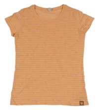 Oranžové pruhované tričko s kotvami Yigga