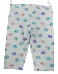 Bílé capri legíny s mraky C&A