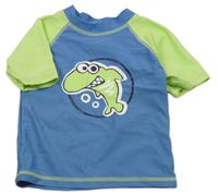 Modro-zelené UV tričko se žralokem Alive