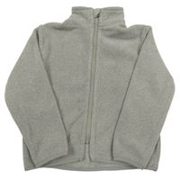 Sivá fleecová prepínaci mikina so sobom BPC