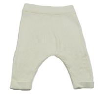 Smetanové žebrované pletené kalhoty Mamas&Papas