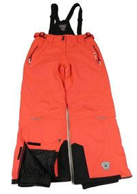 Neonově korálové šusťákové funkční oteplovačky s kandami killtec