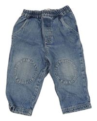 Svetlomodré melírované džegíny