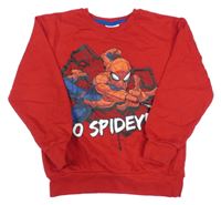 Červená mikina so Spidermanem Marvel