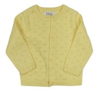 Žltý vzorovaný prepínaci sveter F&F