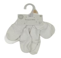 Nové - 4set - 4x bílé rukavice F&F