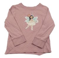 Starorůžové triko s vílou George