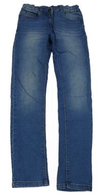 Světlemodré teplákové skinny rifle Yigga