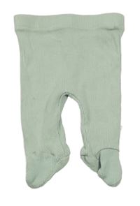 Zelené žebrované polodupky Matalan