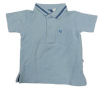 Světlemodré polo tričko 