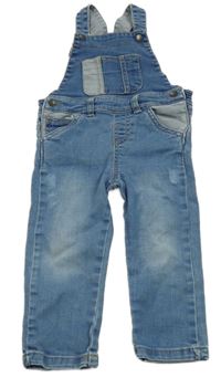 Světlemodré laclové skinny rifle Vertbaudet