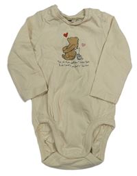 Béžové body s Medvídkem Pú H&M