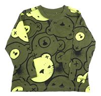 Khaki triko s medvědy George