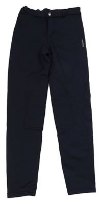 Tmavomodré thermo jezdecké tregíny 