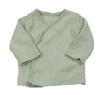 Svetlozelené rebrované prepínaci tričko Matalan