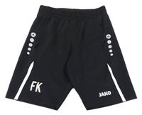 Čierne športové teplákové funkčné kraťasy s logom Jako