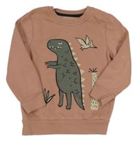 Růžová mikina s dinosaurem George