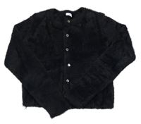 Čierny chlpatý prepínaci crop sveter zn. Next