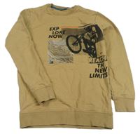 Béžová mikina s kolem