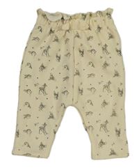 Vanilkové zateplené tepláky s Bambim Disney