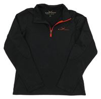 Čierne športové tričko s nápisom